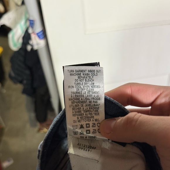 7 For All Mankind THE STRAIGHT Jeans Series 7 Denim Blue Size 34 Stretchy - Picture 9 of 11